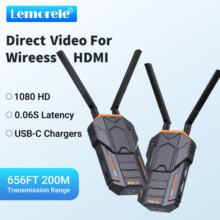 Lemorele Wireless Extender Kit 200M Wireless HDMI