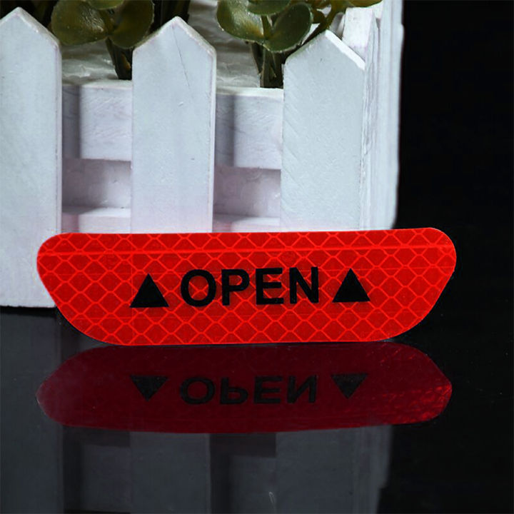 4Pcs%20Adhesive%20Car%20Door%20Open%20Reflective%20Sticker%20Tape%20Safety%20Warning%20Mark%20Decal%20-%20Image%205