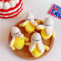 Cartoon Plush Banana Keychain Banana Pendant Doll Key Chain Bag Car Keyring Gift. 