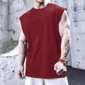 Summer Plain Mens Fitness Singlets Loose Mesh Tops Bodybuilding Tank Top Men Gym Clothing Sporting Oversized Muscle shirt BunnyGarden.