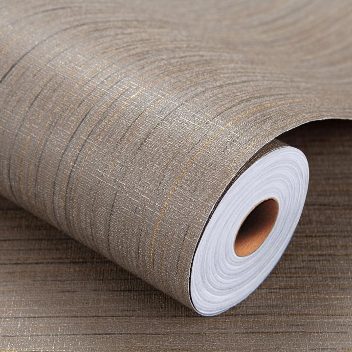 Grasscloth Peel and Stick Wall Paper Deep Grey Fabric Wallpaper Self Adhesive Removable Kitchen Wallpaper Grassweave Textured