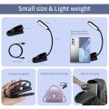 USB Rechargeable Book Light 14 LED Reading Light 3 Color Temperatures Portable Flexible Easy Clip Bedside Night Reading Lamp.