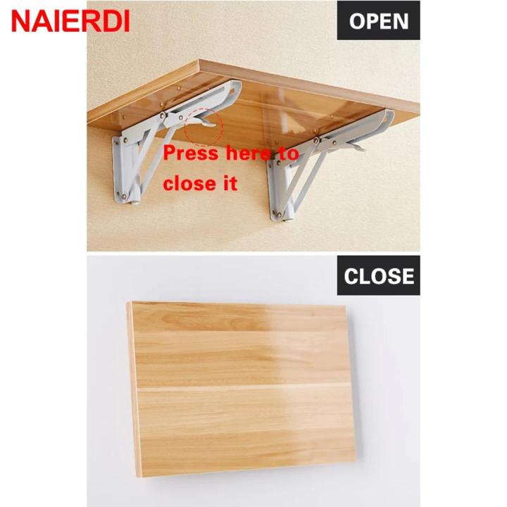 2ps 10" Adjustable Triangle Foldable Table Support Shelf Bracket-MHN