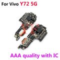 【Sarcasmsm】Original For Vivo Y21 2021 Y32 Y72 5G Y11S Y20S Y33S Y21S US2023B Charging Port Dock Charger Plug Connector Board Flex Cable.