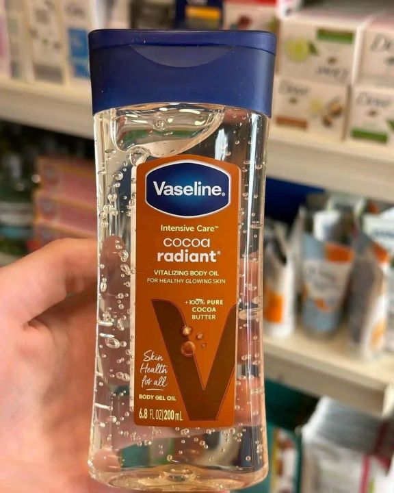 Vaseline%20Intensive%20Care%20Cocoa%20Radiant%20Vitalizing%20Body%20Gel%20Oil%20200ml%20-%20Body%20Moisturizer%20-%20Image%202