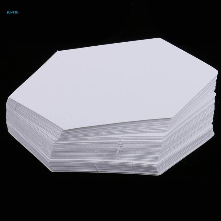 3x100%20Pieces%20Hexagon%20Shape%20Paper%20Quilting%20Templates%20for%20Sewing%20Craft%207.9cm%20-%20Image%206