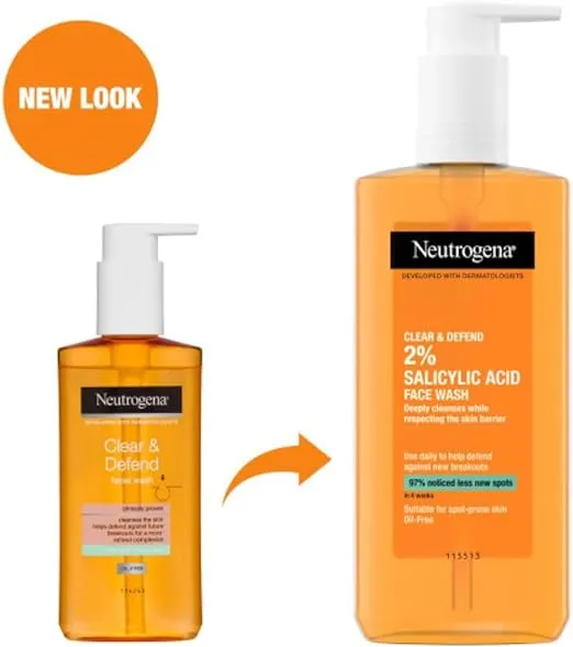Neutrogena%20Tea%20Tree,%20Clear%20and%20Defend,%202%20percent%20Salicylic%20Acid%20Face%20Wash,%20200%20ml%20-%20Image%202