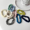 Woman Fashion Scrunchies Silk Hair Ties -Girls Ponytail Holders Rubber Band Elastic Hairband Hair Accessories. 