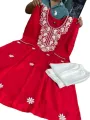 New Exclusive Embroidery Work Body Linen Salwar Butter Two Piece For Women. 
