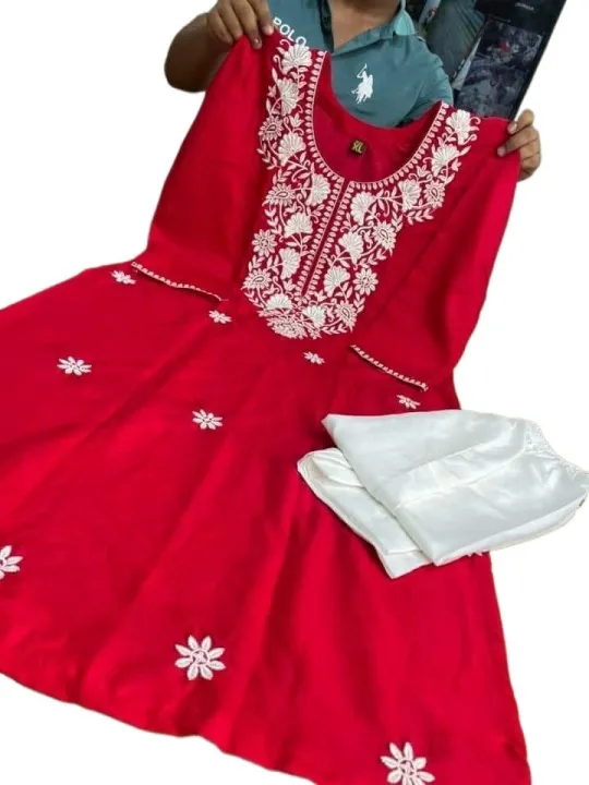 New Exclusive Embroidery Work Body Linen Salwar Butter Two Piece For Women