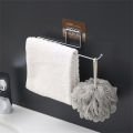 Rack Stainless Steel Roll Paper Holder Towel Stand Storage Rack Bathroom Organizer Self-adhesive Kitchen Toilet Paper Holder. 