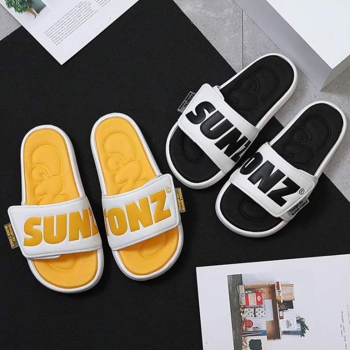 Stylish%20Black,%20Yellow,%20Green%20and%20White%20Color%20Slides%20Slipper%20SUNZTONZ%20Light%20Weight%20Casual%20Style%20Sandal%20for%20Men%20-%20Image%206
