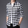 Black & White Check Shirt For Men - Denim Shirt For Men.