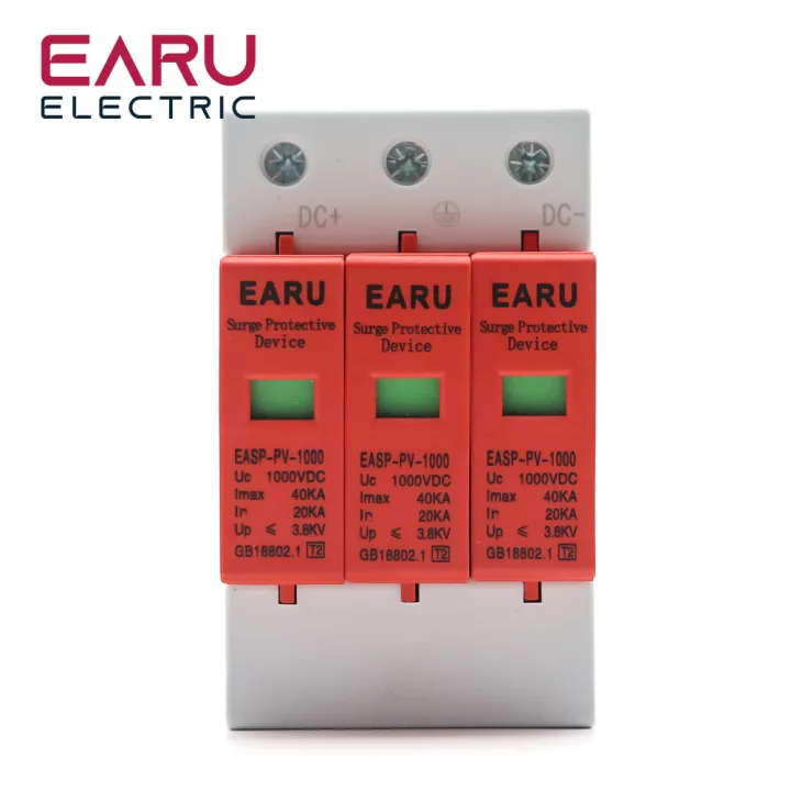 SPD%202P%203P%20DC%20500V%20800V%201000V%2020KA~40KA%2030KA~60KA%20House%20Lightning%20Surge%20Protector%20Protective%20Low-voltage%20Arrester%20Device%20PV%20Solar%20-%20Image%205