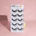 red cherry 5 Pair False Eyelash Set. 