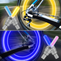 LED Flash Tyre Wheel Valve Cap Light For Car Bike Bicycle Motorbicycle Front Rear Wheel Light Tire 4 Color Waterproof Neon Lamp.