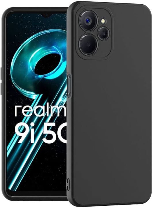 For Realme 9i 5G Slim Matte Cover Liquid Silicone Stylish and Protective Back Cover Case for Your Device