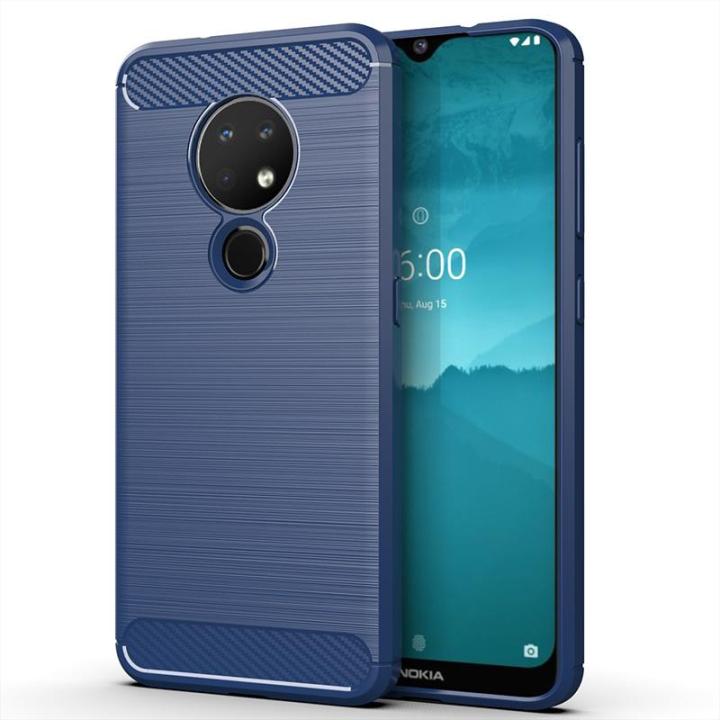 Back%20Cover%20For%20Nokia%206.2%20/%20Nokia%207.2%20Shockproof%20Anti%20Scratch%20Phone%20Casing%20Soft%20Silicone%20TPU%20Case%20Carbon%20Fiber%20Texture%20Brushed%20Protection%20Phone%20Cases%20-%20Image%202