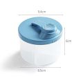 Milk Powder Box Rotating Baby Milk Powder Storage Container Portable Formula Powder Dispenser Four-Compartment Snack Food Container For Outdoor Travel. 