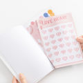 Rosy Posy cute pink sticker book. 