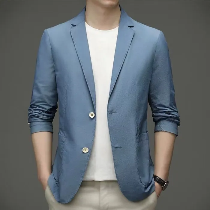 Sun%20Protection%20Clothing%20Men%202023%20New%20Ice%20Silk%20Lightweight%20Spring%20and%20Summer%20Thin%20Mens%20Blazer%20Jacket%20Smart%20Casual%20Male%20Suit%20Coat%20-%20Image%204