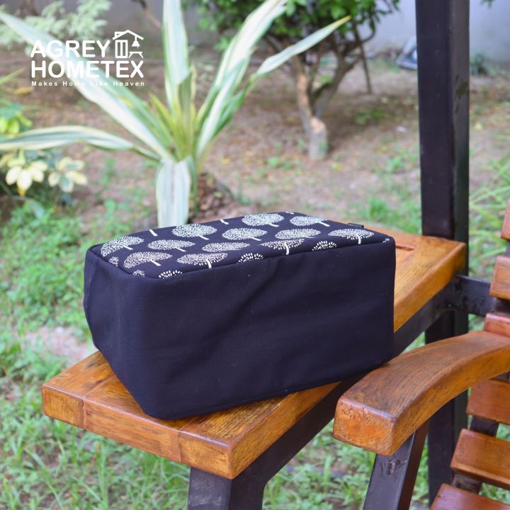 Lunch%20Carry%20Bag,%20Cotton%20Fabric,%20Black,%20(10.5%E2%80%B3x8.5%E2%80%B3x5%E2%80%B3)%20-%20Image%208
