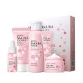 Laikou Japan Sakura 5 in 1 Skincare Combo Set.