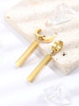 ebay European and American cross-border hot selling creative long stick ear clip with ring ear buckle punk style ear clip ear buckle factory direct sales.
