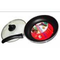 Kiam Classic Non-Stick Fry pan With Glass Lid For Induction Cooker - 26cm. 