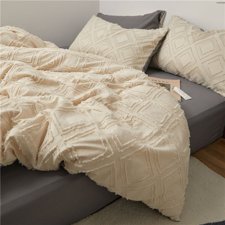 insStyle%20Korean%20Style%20Cut%20Flower%20Bedding%20Four-Piece%20Set%20Washed%20Cotton%20Spring%20and%20Autumn%20Bed%20Sheet%20Quilt%20Cover%20Dormitory%20Three-Piece%20Set4Fitted%20Sheet%20-%20Image%203