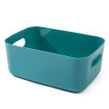 Japanese-style sundries storage box desktop plastic box cosmetic finishing box kitchen storage box snack storage basket. 