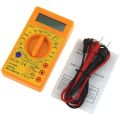 DT830D Yellow Color Digital Multimeter.