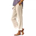 Women’s Pants Casual Loose Elastic Waist Trousers.