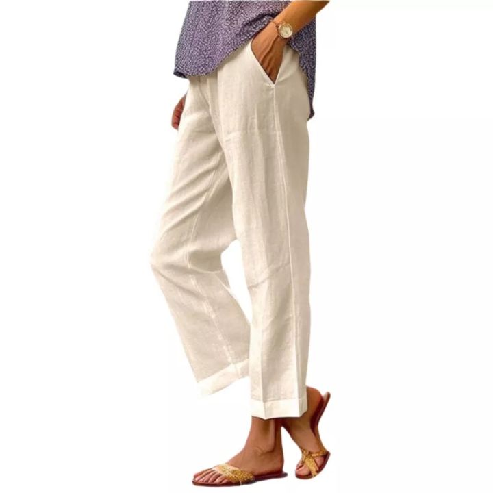 Women%E2%80%99s%20Pants%20Casual%20Loose%20Elastic%20Waist%20Trousers%20-%20Image%206