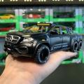 1:28 Mercedes-Benz X-CLASS EXY 6X6 Pickup Die-Cast Vehicles Alloy Model Car Toys With Light & Sound For Gift Collection.
