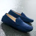 Men Casual Shoes Fashion Men Shoes Handmade Suede Genuine Leather Mens Loafers Moccasins Slip On Men's Flats Male Driving Shoes KEEMEEUYZO. 