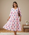 LIFE FASHION MALL NEW COLLECTION SKIN PRINT SOFT BATTER SILK ONE  PIECE GWON FOR WOMEN. 