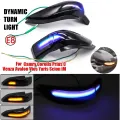 Car LED Dynamic Rearview Mirror Light Turn Signal Indicator for Toyota Corolla Yaris XP130 Auris Camry Prius Blue Light. 