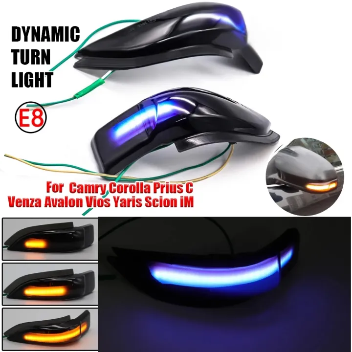 Car%20LED%20Dynamic%20Rearview%20Mirror%20Light%20Turn%20Signal%20Indicator%20for%20Toyota%20Corolla%20Yaris%20XP130%20Auris%20Camry%20Prius%20Blue%20Light%20-%20Image%202