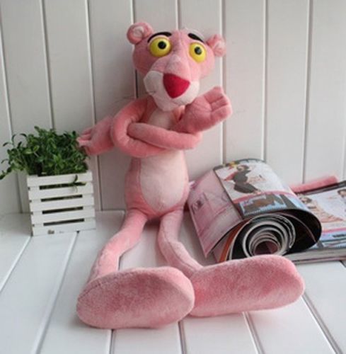 The Cute Pink Panther Long-Legged Stuffed Soft Plush Doll For Children Good Gift Plush Toy For Birthdays Christmas And Holidays