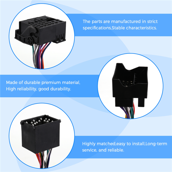 Wiring%20Harness%20Extension%206M%2017+%2040%20Pin%20for%20X5%20M3%20M5%20E46%20E38%20E39%20E53%20Android%20Head%20Unit%20Radio%20Fakra%20Antenna%20-%20Image%202