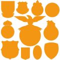 Halloween Elegant Irregular Shape Football Club Wooden Puzzles For Kids Charming Wooden DIY Crafts Family Educational Intellectual ToysDolls Accessories.