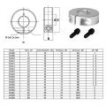 4Piece Split Shaft Collar Bore 20Mm Aluminum One Piece Shaft Collar Clamp Style 40Mm OD. 