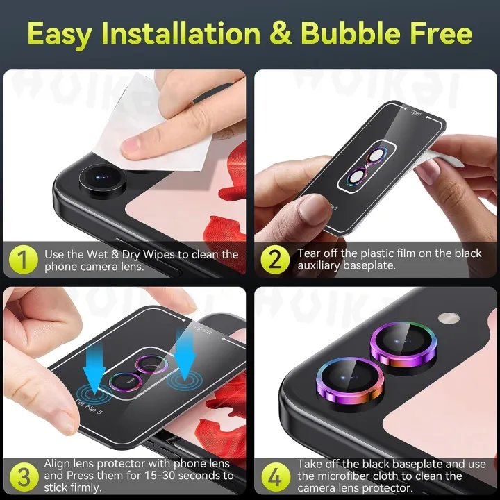 %E3%80%90Feeoi%20Freeio%E3%80%912%20PCS%20Camera%20Lens%20For%20Samsung%20Galaxy%20Z%20Flip%205%204%20Fold%205%204%20Protector%20Tempered%20Glass%20Camera%20Cover%20Screen%20Protector%20Metal%20Scratc%20Cas%20-%20Image%206