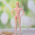 Children Gift Moveable Jointed Ken Doll Body Prince Male Rotatable Male Nude Body Multi-Joint Flexible Move Doll Toys Doll DIY. 
