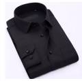 Black & White Cotton Formal Shirt For Men – Stylish Long Sleeve Office & Casual Shirt.