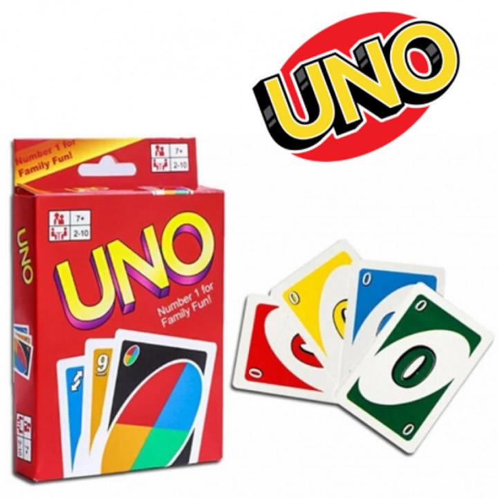 Paper Uno Card Game - Multi Color