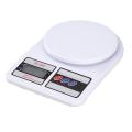 Digital Kitchen Weighing Machine Multipurpose Electronic Weight Scale with Backlit LCD Display for Measuring Food, Cake, Vegetable, Fruit Weighing Scale -white.
