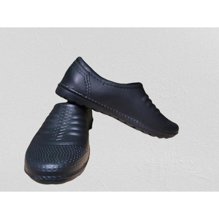 FASHION Black Rubber Shoes for Men