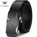 OIMG Williampolo Men Belt Luxury Leather Automatic Buckle Belts High Quality Fashion Design Belt Classice Brand. 